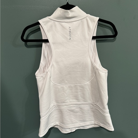 ATHLETA white zipper vest - Picture 3 of 3